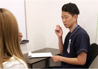 美容鍼カウンセリング写真